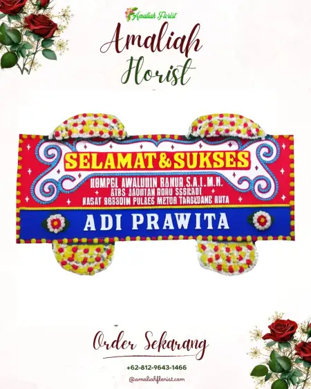 Papan Bunga Ucapan Selamat Kotobangun